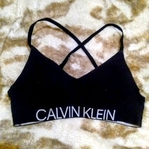 Calvin Klein adjustable straps sports bra Sz.L